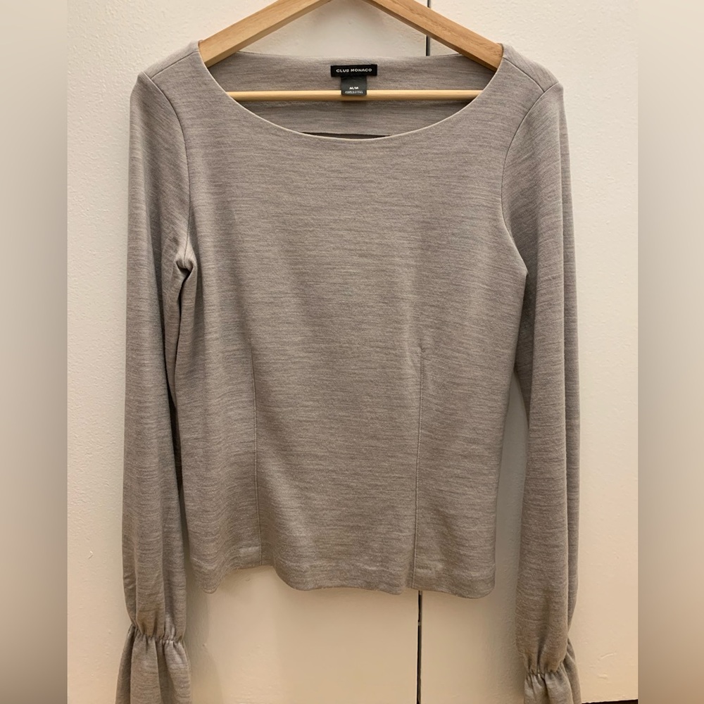 Club Monaco 100% wool top (size M)